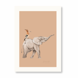 Poster Kinderkamer | Olifant & Vogel