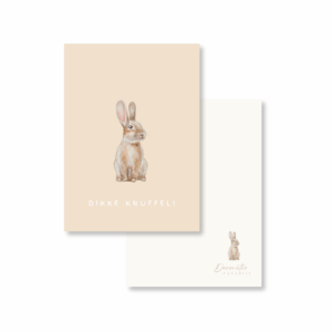 Kaart | Haasje Dikke Knuffel