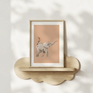 Poster Kinderkamer | Olifant & Vogel