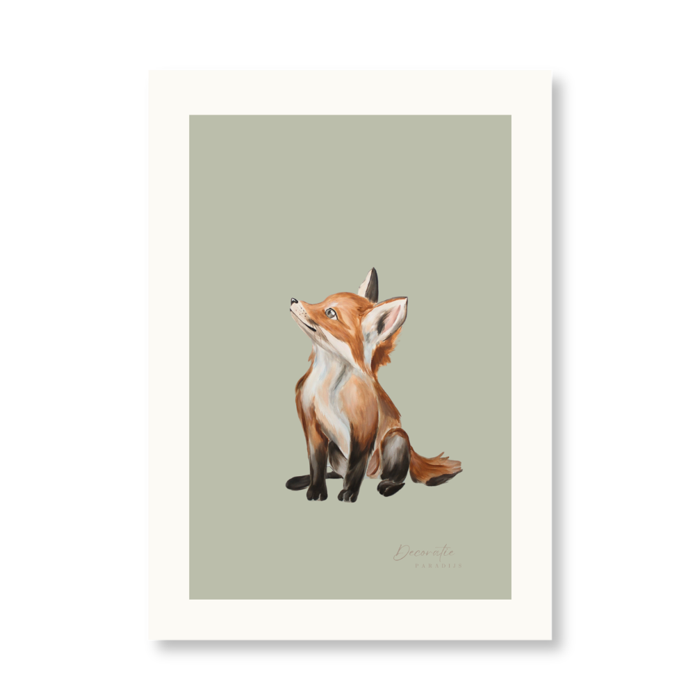 Poster Kinderkamer | Vosje