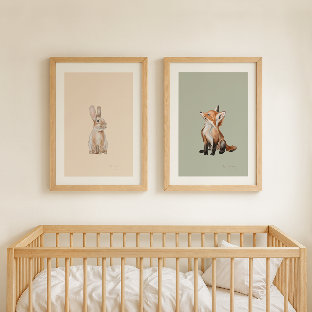 Poster Kinderkamer | Vosje - Afbeelding 3