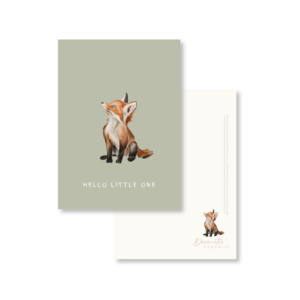 Kaart | Vosje Hello Little One