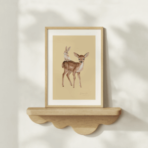 Poster Kinderkamer | Hertje & Haasje